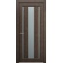 Современные межкомнатные двери М1 коричневые махагон