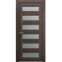 Двери деревянные современные коричневые махагон М3 