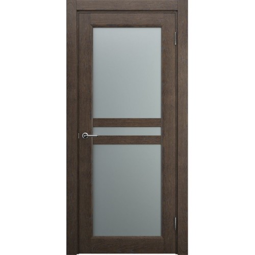 Изготовление дверей из дуба коричнего цвета махагон М8
