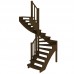 Деревянная лестница темная в Мозыре